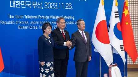 韓国・釜山での日中韓外相会談、首脳会議の日程決められず