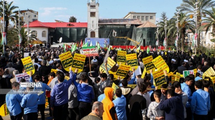 İroni millət de həmohənqə surəti, bə israili cinoyəton ələyh bə xiyabonon omin