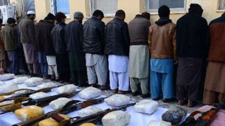 بازداشت 25 تن به اتهام قاچاق مواد مخدر در افغانستان
