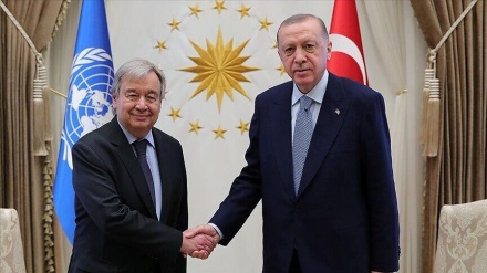 Erdoğan, Guterres ile siyonist rejimin cinayetlerini görüştü