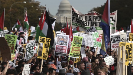 Thousands take part in Gaza march in Washington
