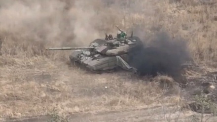 Tank Israel Dihantam Roket Perlawanan di Perbatasan Gaza