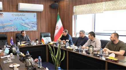 Визит российской делегации в порт Амир-Абад провинции Мазандаран, Иран