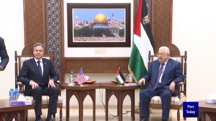 Палестинцы протестуют против неожиданного визита Блинкена в Рамаллу