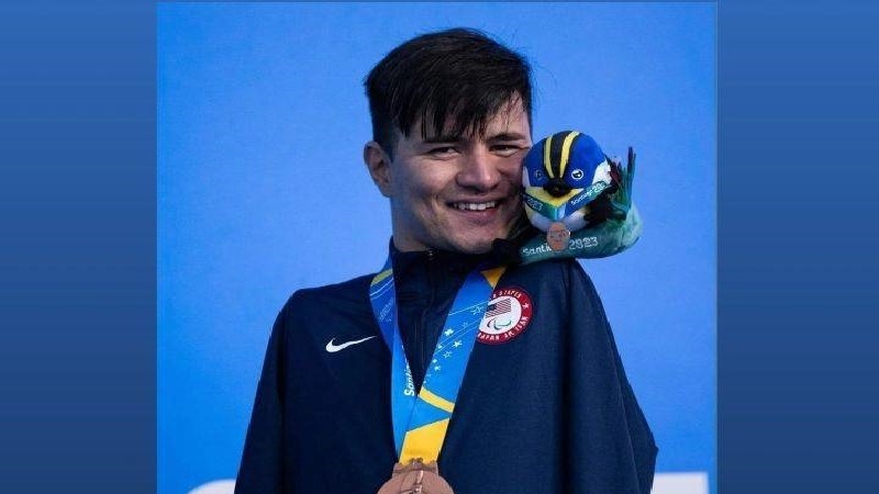 شناگر افغانستانی برنده مدال برنز بازی‌های پاراپان آمریکا