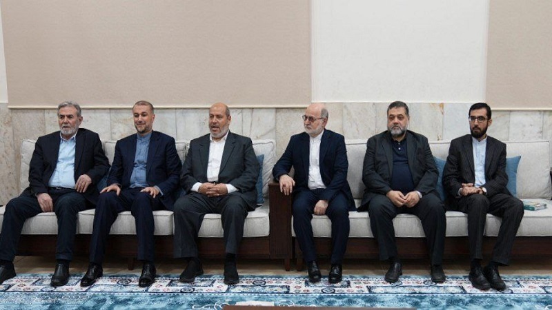دیدار مقامات مقاومت با وزیر امورخارجه ایران در بیروت
