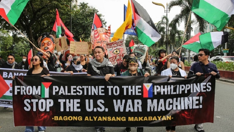 Warga Filipina pendukung Palestina