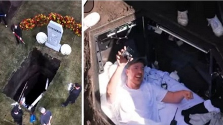 د یوه یوټیوبر عجیبه ننګونه؛ ځان یې د 7 ورځو لپاره ژوندی ښخ کړ