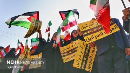 Protesta të gjera në mbështetje të fëmijëve palestinezë të Rripit të Gazës anë e mbanë Iranit/Foto