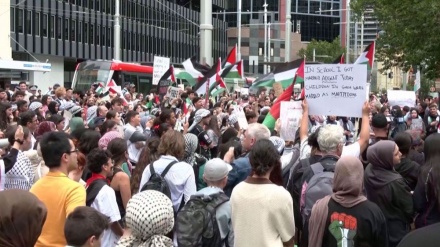 Hunderte australische Schüler protestieren in Sydney für die Palästinenser