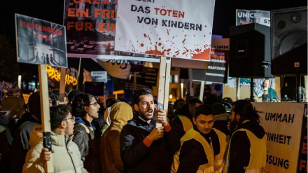 Демонстрации против сионистского режима сторонников Палестины в Германии, Франции и Сербии