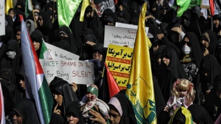 برگزاری تجمع ضدصهیونیستی مردم مشهد در حمایت از کودکان غزه