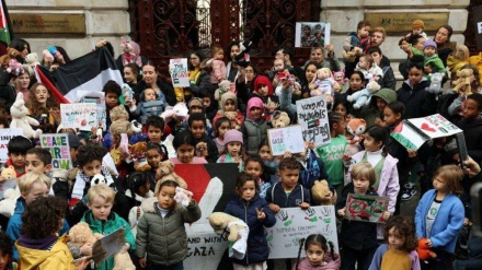 (FOTO) Il sostegno dei bambini di Londra ai bambini di Gaza