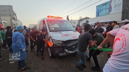 بمباران ورودی بیمارستان النصر غزه/روایت شهرک‌نشینان از آمار بالای کشته‌ها