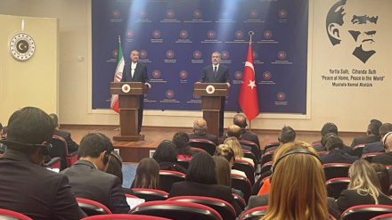 Ամիր Աբդոլլահյանն իր թուրք գործընկերոջ հետ մամուլի ասուլիսի ժամանակ.Պաղեստինում պատերազմի ընդլայնման համար ուղղակիորեն պատասխանատու են Սիոնիստական ​​ռեժիմը  և ԱՄՆ-ն