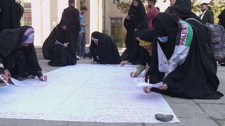 Palestinian martyrs are not just numbers: Iranian students in solidarity with Gaza