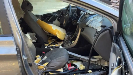 امریکا کې یږې ممپلي غلا کړل او موټر ته یې تاوان اړولې