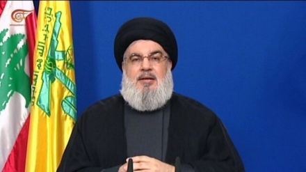 تاکید دبیرکل حزب الله لبنان بر مسئول بودن آمریکا در جنگ غزه