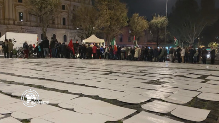 Почтение памяти детей-мучеников сектора Газа в Италии