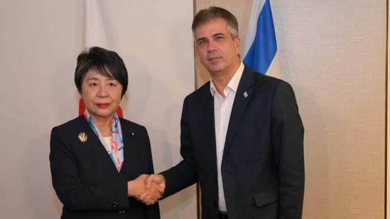 日本の上川外相とイスラエルの外相