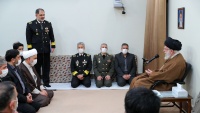 伊朗革命领袖称赞海军部队的进步