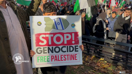 Антисионистский митинг палестинских сторонников в столице Германии