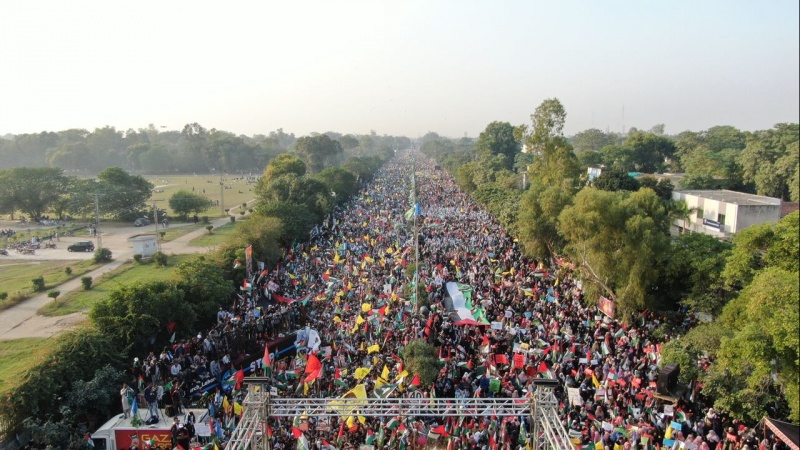 اجتماع بزرگ مردم پاکستان علیه جنایات رژیم صهیونیستی در غزه