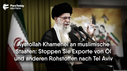 Ayatollah Khamenei an muslimische Staaten: Stoppen Sie Exporte von Öl und anderen Rohstoffen nach Tel Aviv
