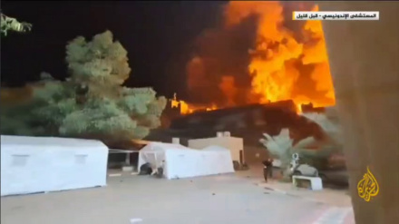 Siyonist rejimin Gazze'nin Endonezya hastanesine yoğun saldırıları