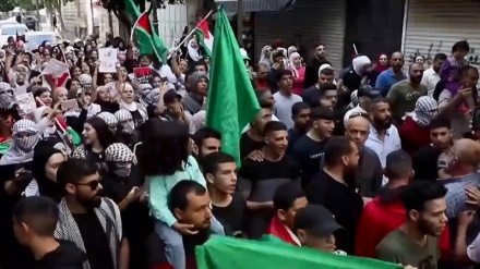 Palestinians in occupied West Bank hold general strike in protest at Israel’s war on Gaza