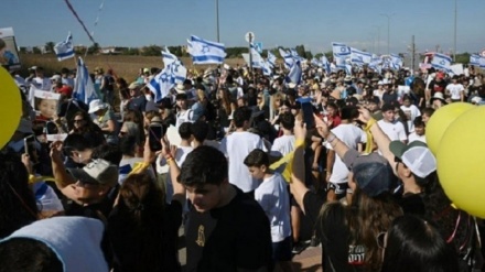Manifestazione delle famiglie dei prigionieri israeliani contro Netanyahu