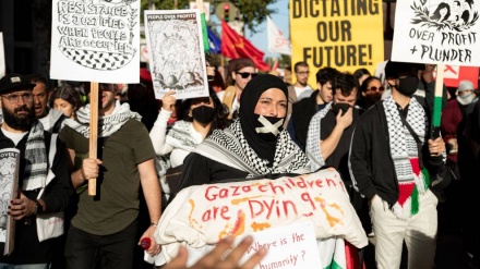 Manifestazione pro Palestina davanti sede APEC a San Francisco              