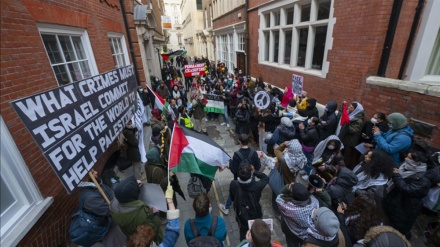 Pro-Palästina-Proteste in London zielen auf Tochtergesellschaft des israelischen Waffenkonzerns Elbit Systems ab