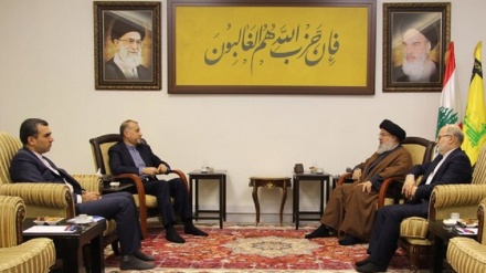 イラン外相が、レバノンでヒズボッラー事務局長と会談