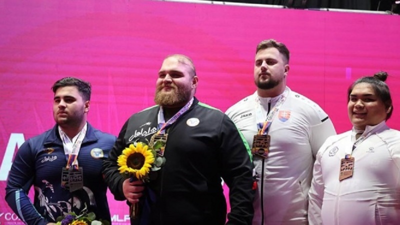 قهرمانی ایران در مسابقات وزنه برداری جوانان جهان