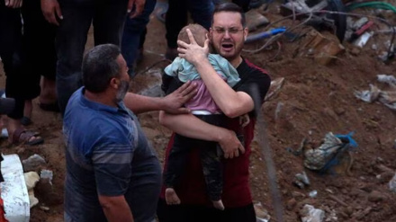 Sulmet barbar i regjimit sionist kundër kampit të refugjatëve Xhabalia në Rripin e Gazës/Foto