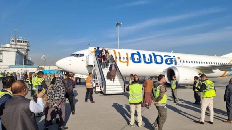 از سرگیری پروازهای فلای دبی به کابل پس از دو سال
