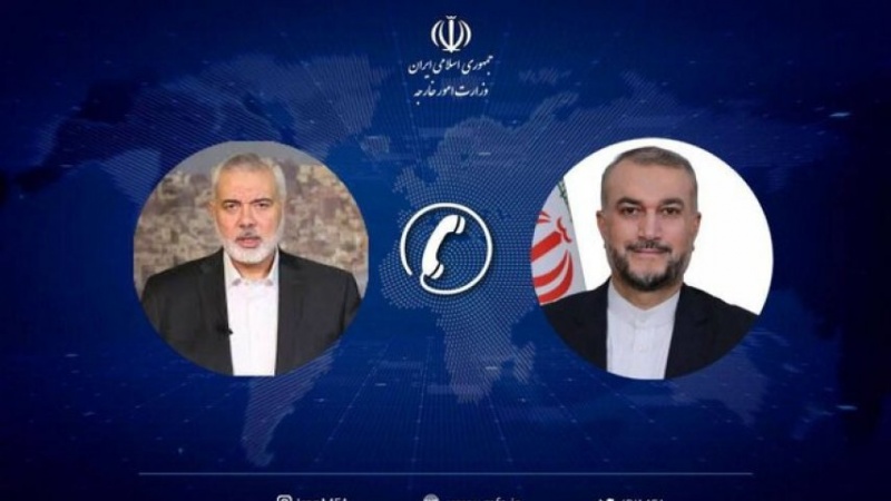Percakapan telepon antara Ismail Haniyeh dan Hossein Amir-Abdollahian