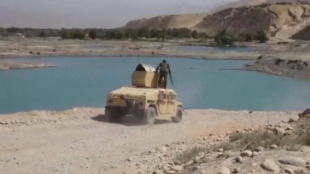 تجهیز نیروهای طالبان در مرز افغانستان با تاجیکستان