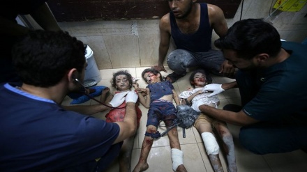 World Children's Day: Israeli regime is at war with children in Gaza Strip (1)