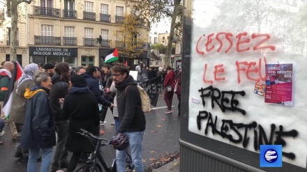 Многотысячный санкционированный митинг в защиту Палестины прошел в Париже