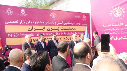 افتتاح نمایشگاه تخصصی بین‌المللی صنعت برق ایران با حضور وزیر انرژی و آب حکومت طالبان در تهران