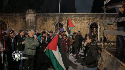 Ночной сбор итальянцев против израильского режима