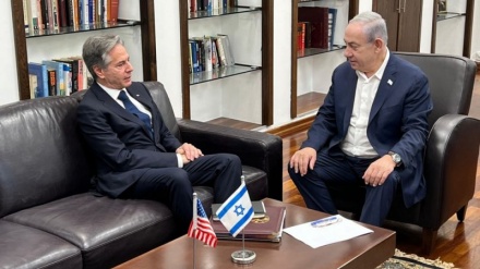 Mbështetja e Blinken për krimet e regjimit sionist në Gaza