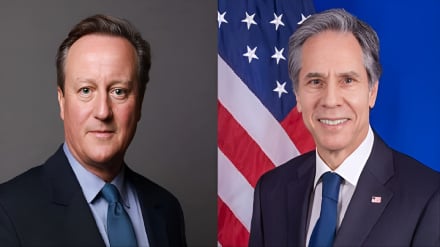 שיחה ראשונה מאז המינוי של שר החוץ הבריטי קמרון עם בלינקן