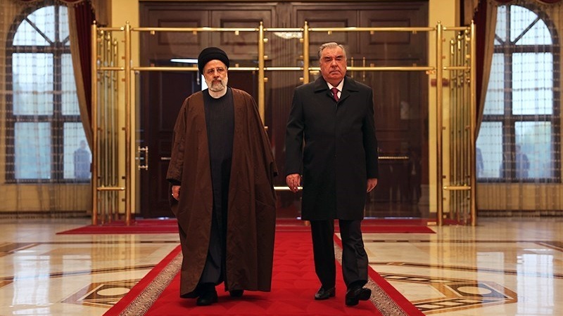 Presiden RII Sayid Ebrahim Raisi dan Presiden Tajikistan, Emomali Rahmon, Rabu (8/11/2023).