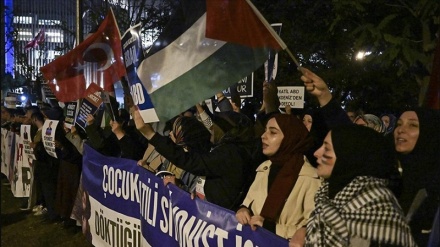 Türkiye gelenelinde İsrail karşıtı protesto düzenlendi