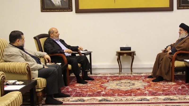 Sekjen Hizbullah bertemu dua pejabat Hamas