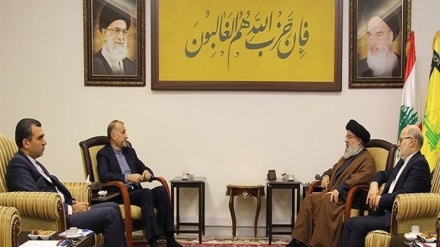 אמיר עבדולהיאן דן עם סייד חסן נסראללה את ההתפתחות באזור