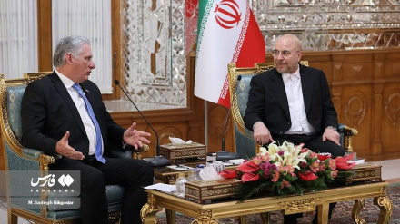 د ایران د پارلمان د مشر او د کوبا د ولسمشر کتنه
